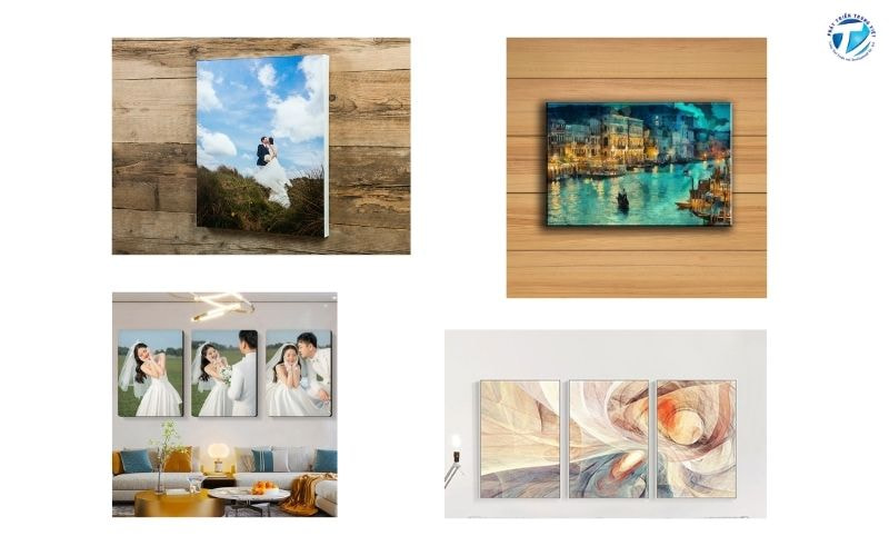 Ứng dụng thực tế của Canvas bóng trong in ấn